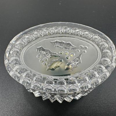 Waterford Crystal Jewels Christmas Holiday Oval Box with Ornament