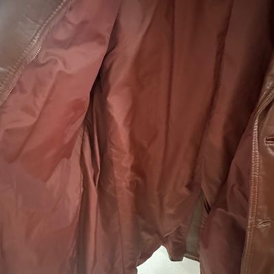 Vintage Tailored for Richman Brown Leather Jacket – Size 44L