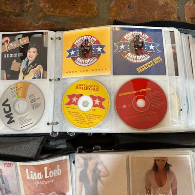 Huge CD Collection – 4 Large Binders – Hundreds of Country, Pop & Rock Albums