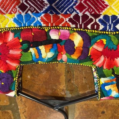 Vintage Guatemalan Maya San Pedro Sacatepéquez Handwoven Huipil