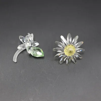 Swarovski Crystal Jasmine & Daisy Flower Figurines