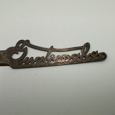 Vintage Guatemala 900 Silver Letter Opener