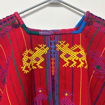 Pair of Guatemalan Maya Handwoven Huipils