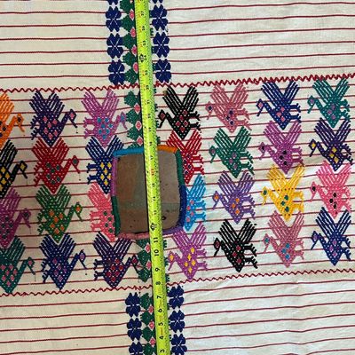 Pair of Guatemalan Maya Handwoven Huipils
