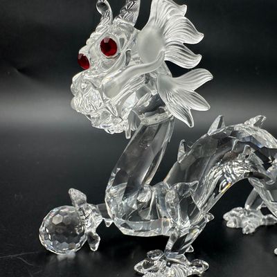 Swarovski Crystal Dragon Figurine