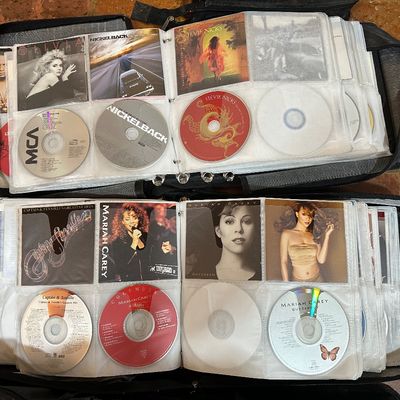 Huge CD Collection – 4 Large Binders – Hundreds of Country, Pop & Rock Albums