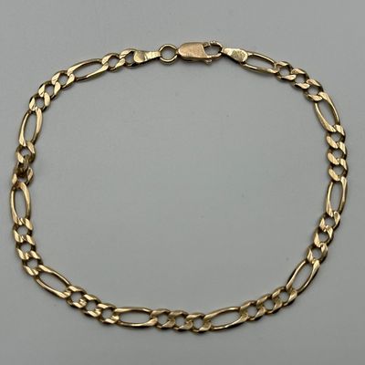 10K Italian Gold Link Bracelet