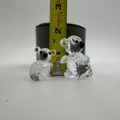 Pair of Swarovski Crystal Koala Figurines