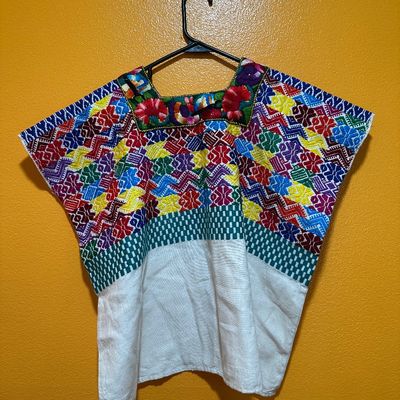 Vintage Guatemalan Maya San Pedro Sacatepéquez Handwoven Huipil