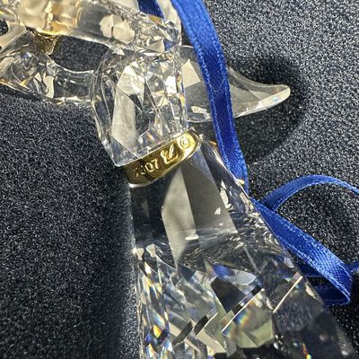 3 Swarovski Annual Edition Crystal Angel Ornaments with Boxes