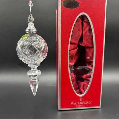 Waterford Crystal 2006 Kinsale Christmas Spire Ornament with Box