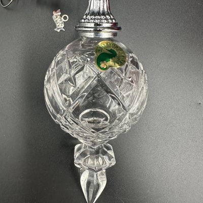 Waterford Crystal 2006 Kinsale Christmas Spire Ornament with Box