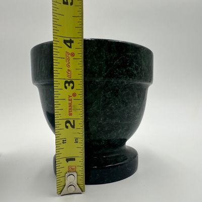 Green Marble Mortar & Pestle