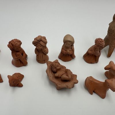 Handcrafted Terracotta Nativity Set