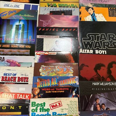 40+ Vintage Vinyl Record Album Lot