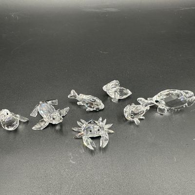 Swarovski Crystal Sea Life Figurines – Lot of 7