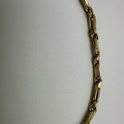 14K Yellow Gold Fancy Link Bracelet (See Description)