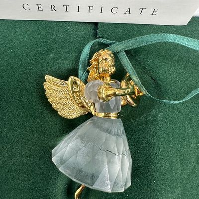 3 Swarovski Christmas Memories Crystal Angel Ornaments – 1997 & 1998