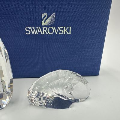 Swarovski Crystal Lion, Horse & Peacock Paperweights