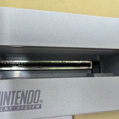 Vintage Super Nintendo SNES Console w/ 2 Controllers, Cords & Large Game Lot