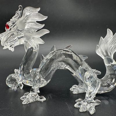 Swarovski Crystal Dragon Figurine