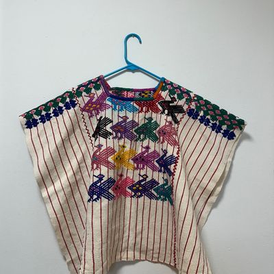 Pair of Guatemalan Maya Handwoven Huipils