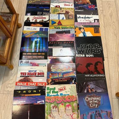 40+ Vintage Vinyl Record Album Lot