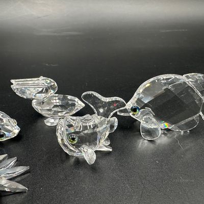 Swarovski Crystal Sea Life Figurines – Lot of 7
