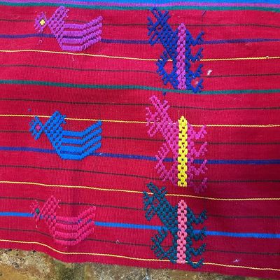 Pair of Guatemalan Maya Handwoven Huipils