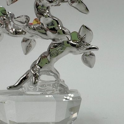 Swarovski Crystal Memories Bonsai Rhodium Figurine
