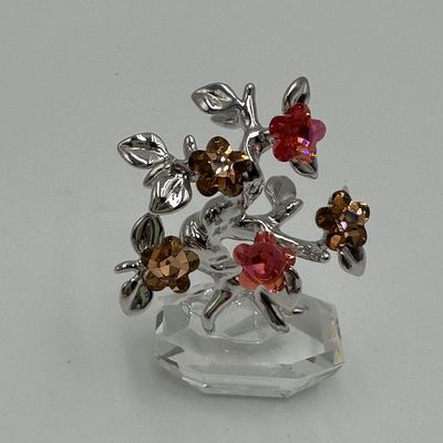 Swarovski Crystal Memories Bonsai Rhodium Figurine