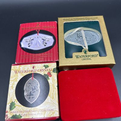 Waterford Songs of Christmas Collection Ornaments