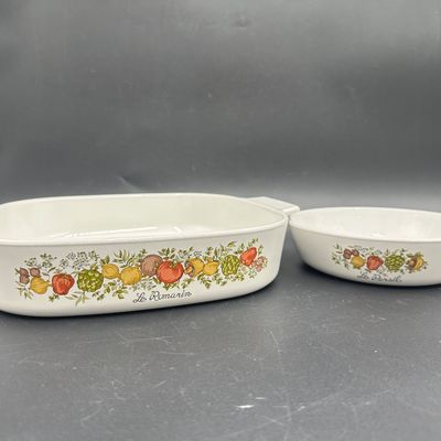 Vintage CorningWare Casserole & Baking Dish Lot – Assorted Patterns