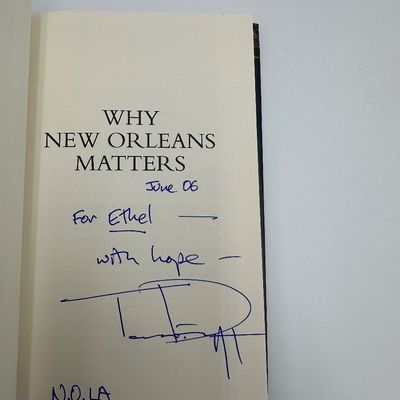 Signed First Edition – Tom Piazza Why New Orleans Matters 2005