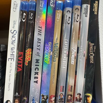 Large Blu-ray & DVD Movie Collection