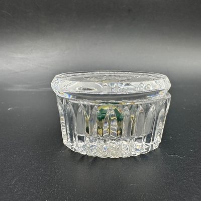 Waterford Crystal Jewels Christmas Holiday Oval Box with Ornament