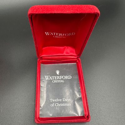 9 Waterford Crystal Twelve Days of Christmas Ornaments 1987-1995