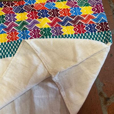 Vintage Guatemalan Maya San Pedro Sacatepéquez Handwoven Huipil