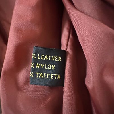 Vintage Tailored for Richman Brown Leather Jacket – Size 44L