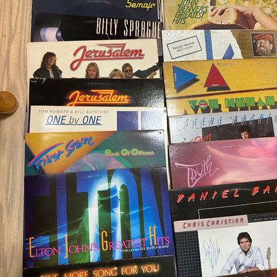 40+ Vintage Vinyl Record Album Lot