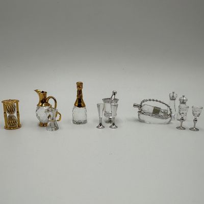 Swarovski Crystal Memories Miniature Barware Collection