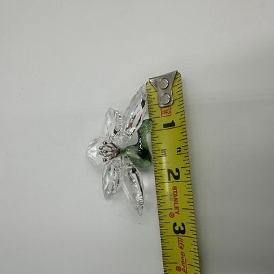 Swarovski Crystal Orchid Flower Figurine