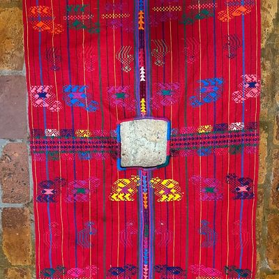 Pair of Guatemalan Maya Handwoven Huipils