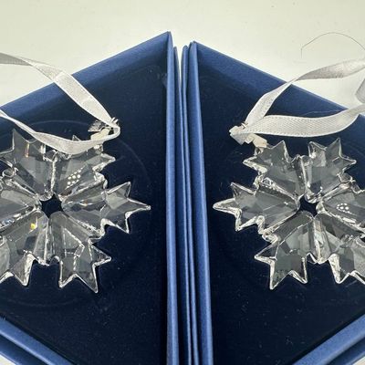 6 Swarovski Annual Edition Crystal Ornaments – 2017, 2018 & 2019