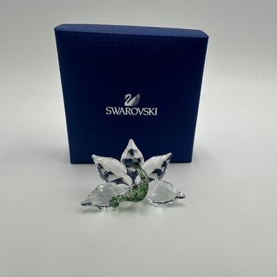 Swarovski Crystal Orchid Flower Figurine