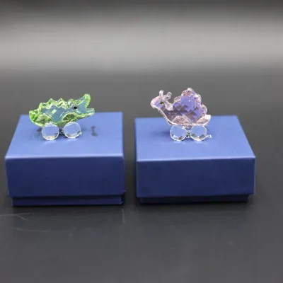 Swarovski Crystal Little Companions Crocodile & Camel with Boxes
