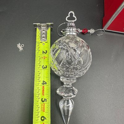 Waterford Crystal 2006 Kinsale Christmas Spire Ornament with Box