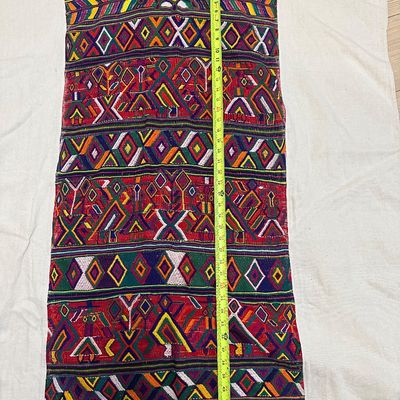 Pair of Guatemalan Maya Handwoven Huipils – Embroidered & Brocaded