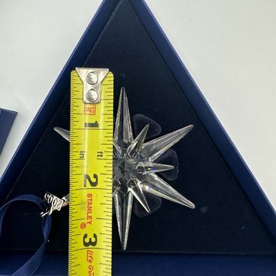 Lot of 4 Swarovski Annual Edition Crystal Snowflake Ornaments