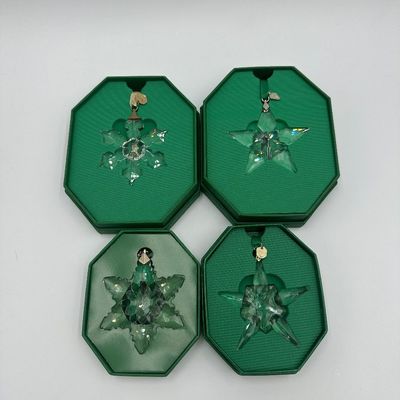 Swarovski Crystal Annual Edition Ornaments 2022–2025 – Set of 4